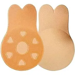 veqqiste Women's & Girls Nipple Cover Strapless Bra Instant Breast Lift Sticky Backless Invisible Push up Self Adhesive Reusable Breast Lift Up Wire Free Bra Multicolour-picture-29