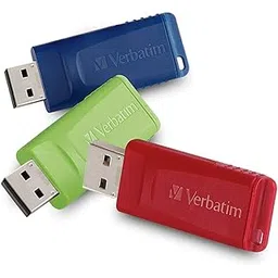 Verbatim 8GB Store 'n' Go USB 2.0 Flash Drive, Red, Green, Blue, 3 Pack-image-7