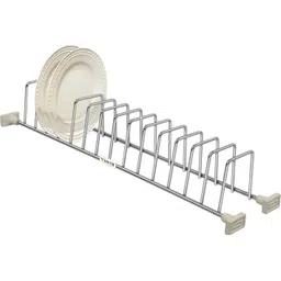 verito Plate Kitchen Rack Stainless Steel Saucer Rack (20 Inch) For Kitchen Basket / Small Plate Rack Steel-picture-25
