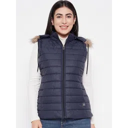 VERO AMORE Hooded Faux Fur Trim Detail Lightweight Padded Jacket-picture-33