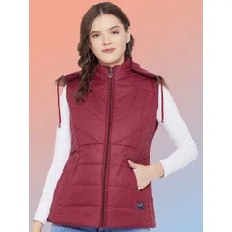 VERO AMORE Hooded Lightweight Sleeveless Padded Jacket-picture-27