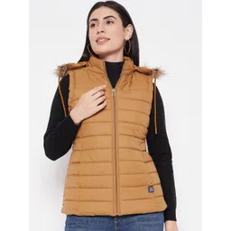 VERO AMORE Lightweight Puffer Jacket with Faux Fur Trim-picture-21