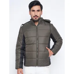 VERO AMORE Men Colourblocked Lightweight Quilted Jacket-picture-17