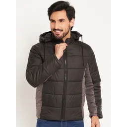 VERO AMORE Men Colourblocked Lightweight Quilted Jacket-picture-15