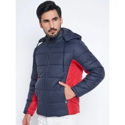 VERO AMORE Men Colourblocked Lightweight Quilted Jacket-picture-12