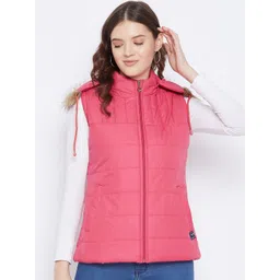 VERO AMORE Women Pink Insulator Padded Jacket-picture-34