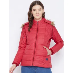 VERO AMORE Women Red Insulator Puffer Jacket-picture-15