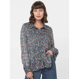 VERO MODA CURVE Floral Printed Casual Shirt-picture-16
