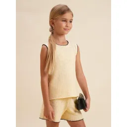 VERO MODA GIRL Birch Cotton Textured Top-picture-18