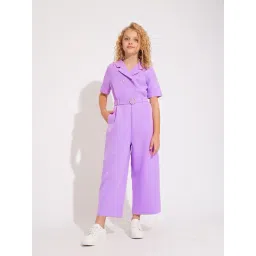 VERO MODA GIRL Kids Crocus Petal Solid Jumpsuit-picture-29