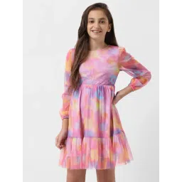 VERO MODA GIRL Multicolor Printed Dress-picture-23