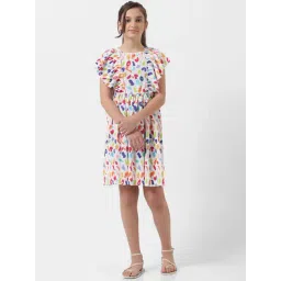 VERO MODA GIRL Multicolor Printed Dress-picture-26