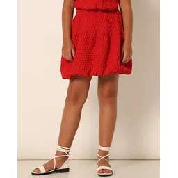 vero moda girl Women A-Line Skirt with Balloon Hem-picture-11