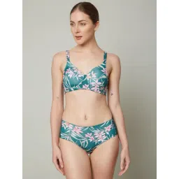 Vero Moda Intimates Green Printed Full Coverage T-Shirt Bra-picture-25