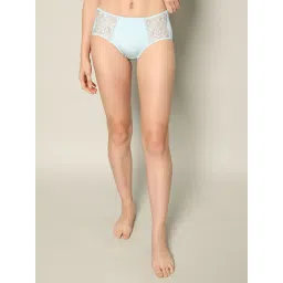 Vero Moda Intimates Light Blue Lace Hipster Panty-image-26