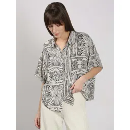 Vero Moda Beige Printed Shirt-picture-21