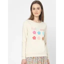 Vero Moda Beige Printed Sweatshirt-picture-38