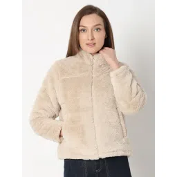 Vero Moda Beige Regular Fit Jacket-picture-31