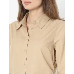 Vero Moda Beige Regular Fit Shirt Dress image 5