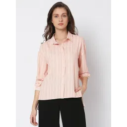 Vero Moda Beige Striped Shirt-picture-39