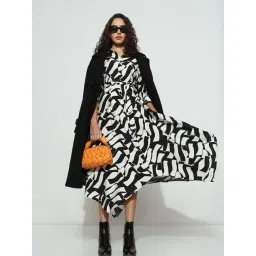 Vero Moda Black & White Printed Shirt Dress-picture-40