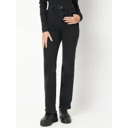Vero Moda Black Blended High Rise Jeans-picture-11