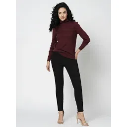 Vero Moda Black Blended Skinny Fit High Rise Jeans-picture-43