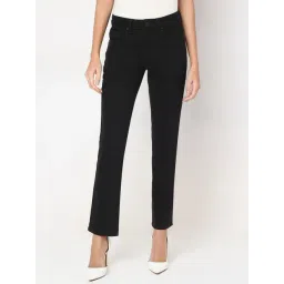 Vero Moda Black Cotton Straight Fit Jeans-picture-40
