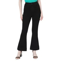 Vero Moda Black Flared Fit Jeans-image-9