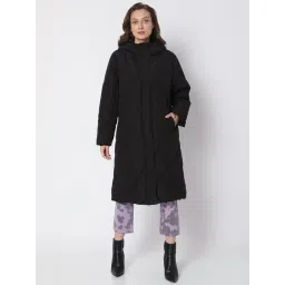Vero Moda Black Full Sleeves Hooded Jacket-picture-12