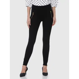 Vero Moda Black Mid Rise Jeggings-picture-16