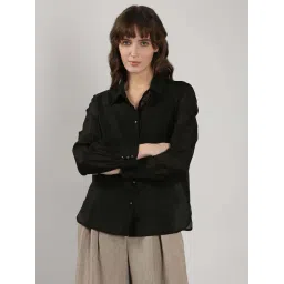 Vero Moda Black Plain Shirt-picture-44