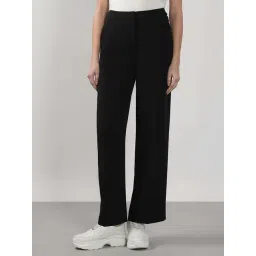 Vero Moda Black Plain Trousers-picture-46