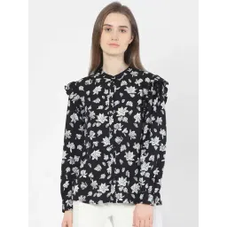 Vero Moda Black Printed Shirt-image-36