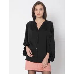 Vero Moda Black Regular Fit Shirt-image-24