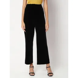 Vero Moda Black Relaxed Fit Mid Rise Pants-picture-33