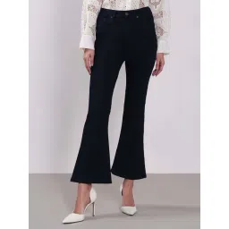 Vero Moda Blue Cotton Bootcut Jeans-picture-28