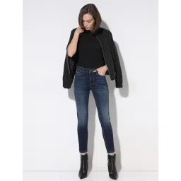 Vero Moda Blue Cotton Skinny Fit Jeans-picture-42