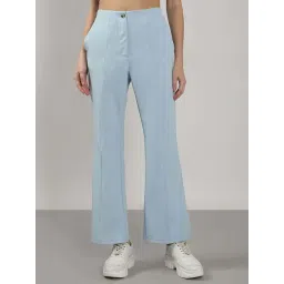 Vero Moda Blue Flared Trousers-picture-43