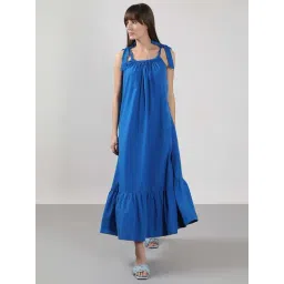 Vero Moda Blue Plain Dress-picture-42