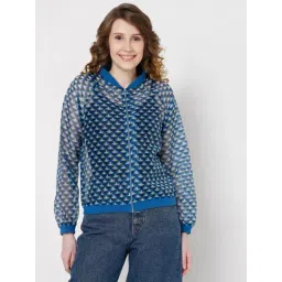 Vero Moda Blue Printed Jacket-picture-18