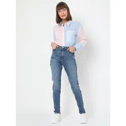 Vero Moda Blue Skinny Fit Jeans image 4