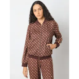 Vero Moda Brown Printed Bomber Jacket-picture-30