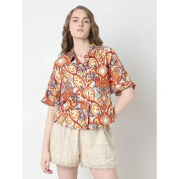 Vero Moda Brown Printed Shirt-picture-48