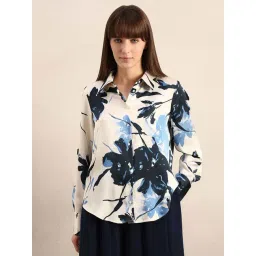 Vero Moda Cloud Dancer Regular Fit Printed Shirt-picture-31