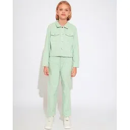 vero moda Girls Boxy Fit Shirt with Flap Pockets-picture-11