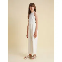 Vero Moda Girls Cloud Dancer Sequins Regular White Jumpsuit-picture-19