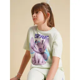 Vero Moda Girls Moonlight Jade Graphic Print Relaxed FitBlue T-shirt-picture-41