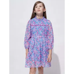 Vero Moda Girls Multicolor Printed Dress-picture-29