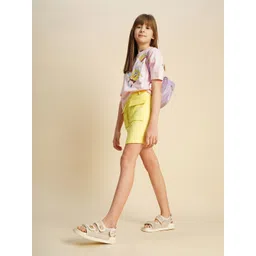 VERO MODA Girls Pure Cotton Knee Length Skirt-picture-40